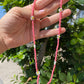 Collana con perline e fiori in 7 colori