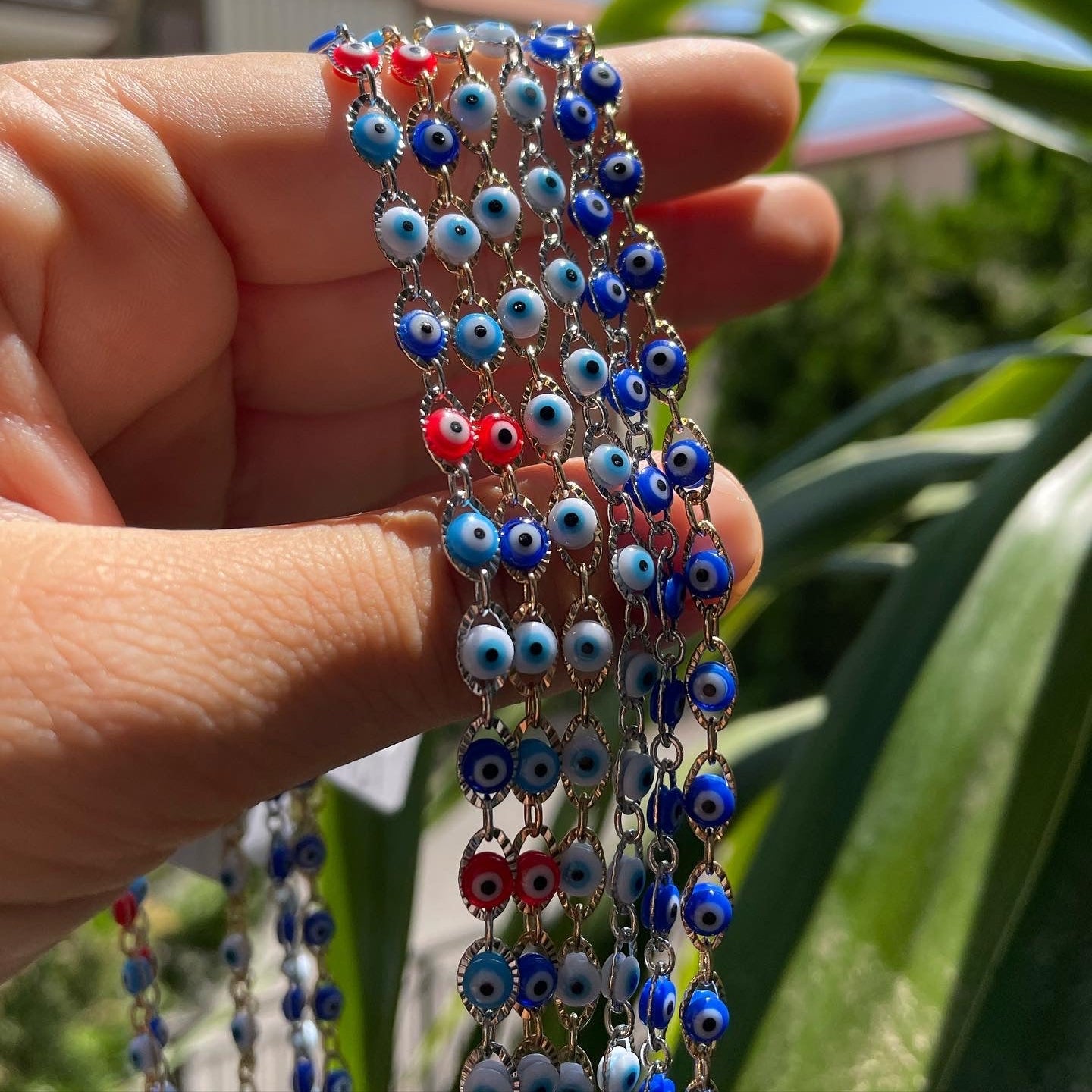 Collana con occhio di Allah in 10 colori