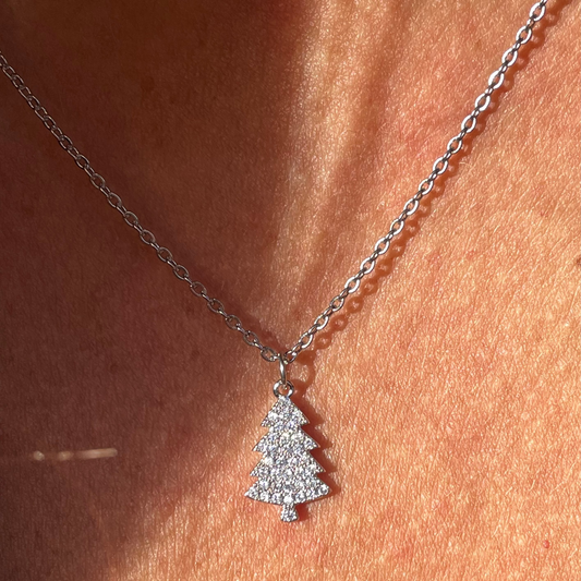 Collana con albero di Natale