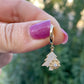 Orecchino albero di Natale in 2 colori