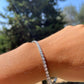 Bracciale tennis con cristallini in 5 colori